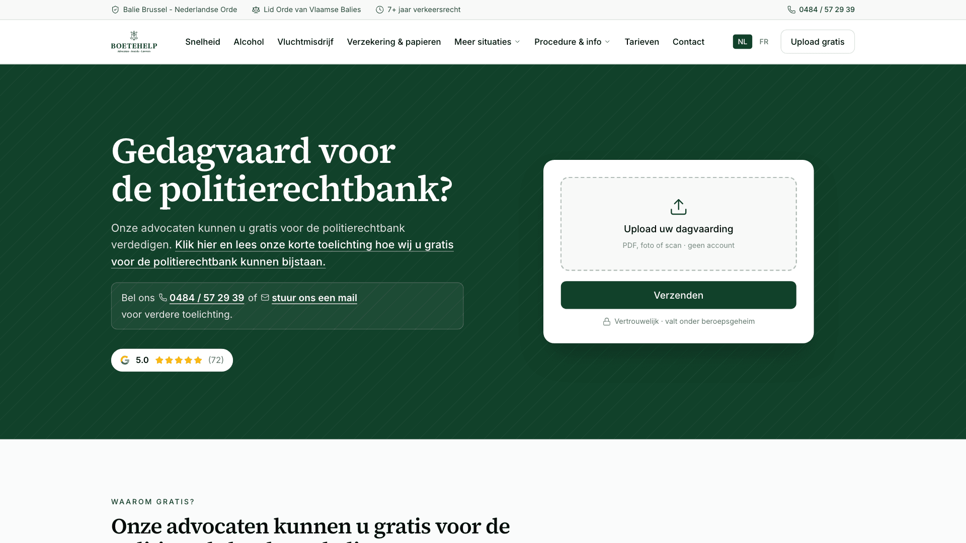 Boetehelp.be: website preview